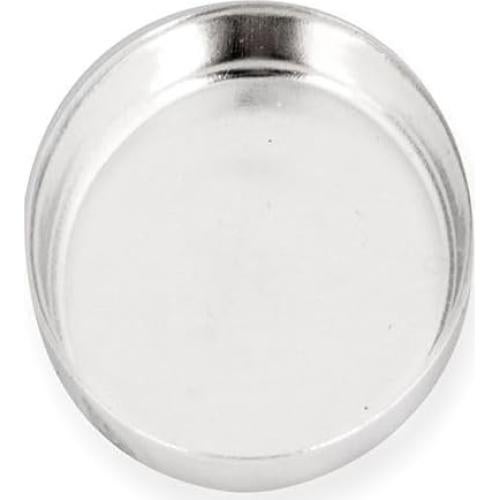 Taza Bezel 925 Plata Esterlina Rashbel 8x10mm - 10 Piezas