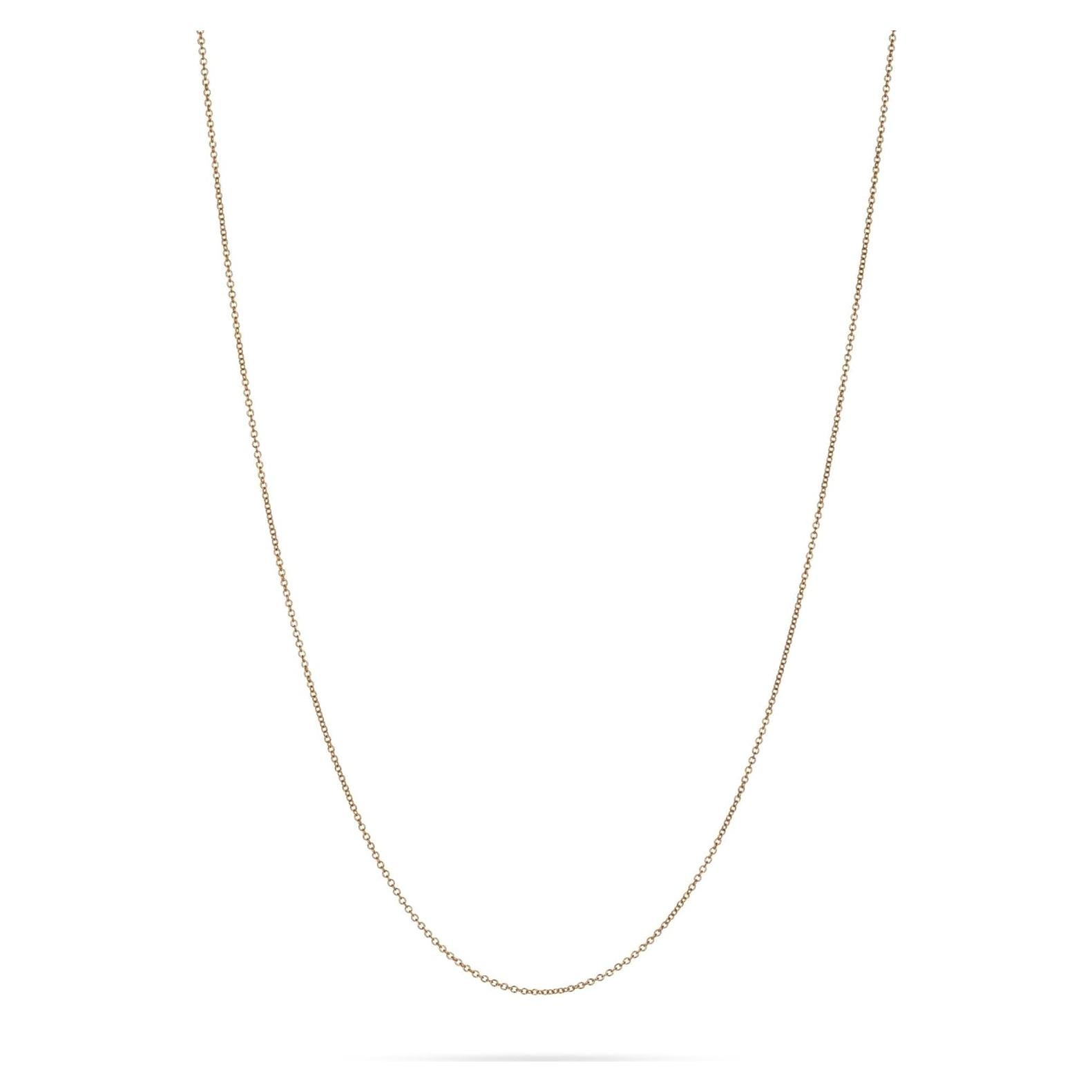 Cadena Rolo de Oro Amarillo Lleno 1mm 152.4cm para Joyería