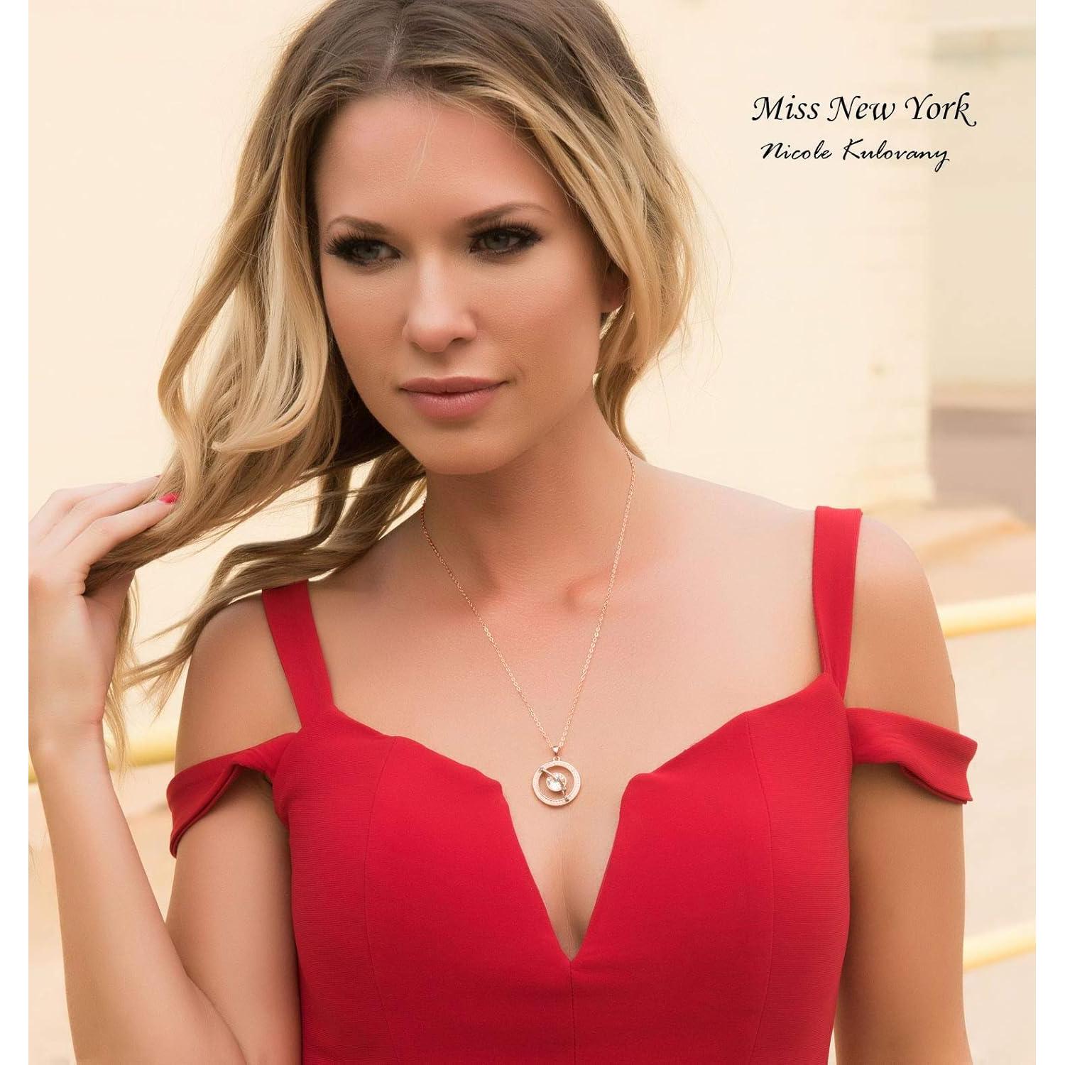 Collar Colgante Zodiacal Leafael con Cristales Premium 14K Oro Rosa