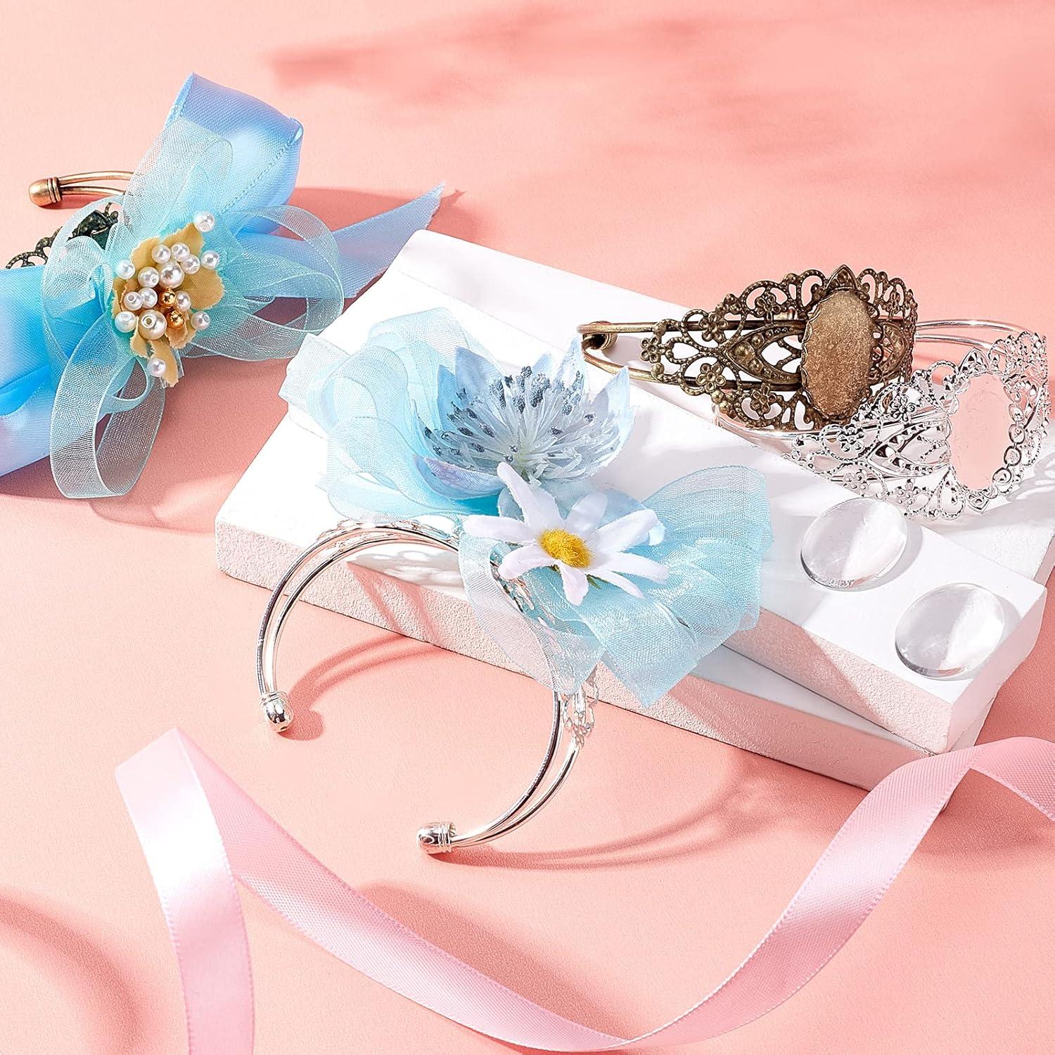 Juego de Pulseras DIY PH PandaHall 10 pcs con Cabochón Ovalado 25x18mm