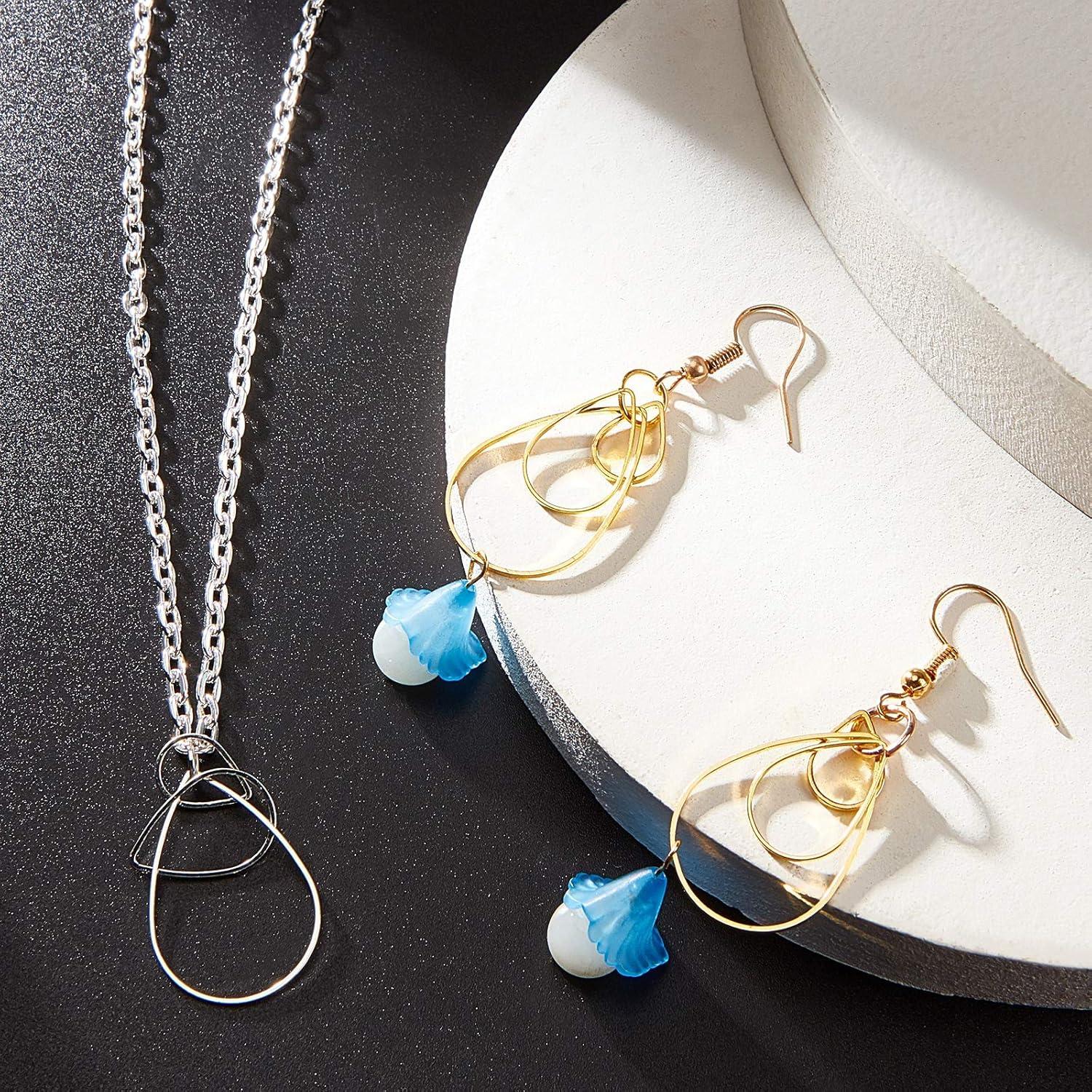 Aros Abiertos PH PandaHall 300pcs 3 Tamaños Oro Plata