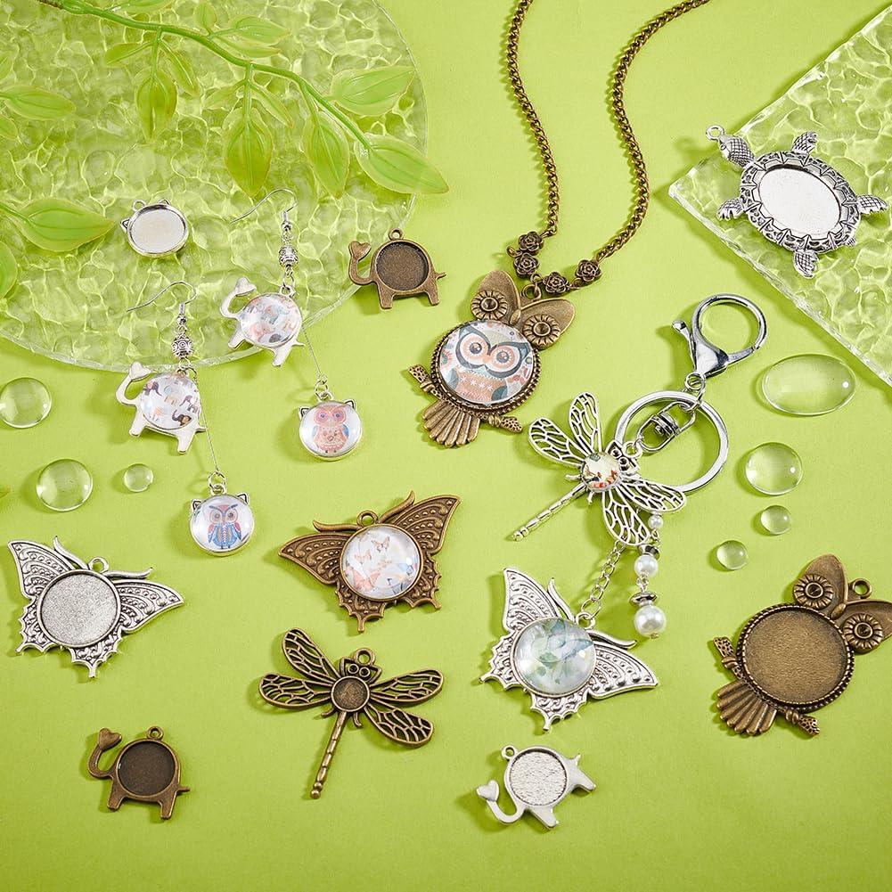 48 Piezas de Colgantes Bezel PH PandaHall para Joyería DIY