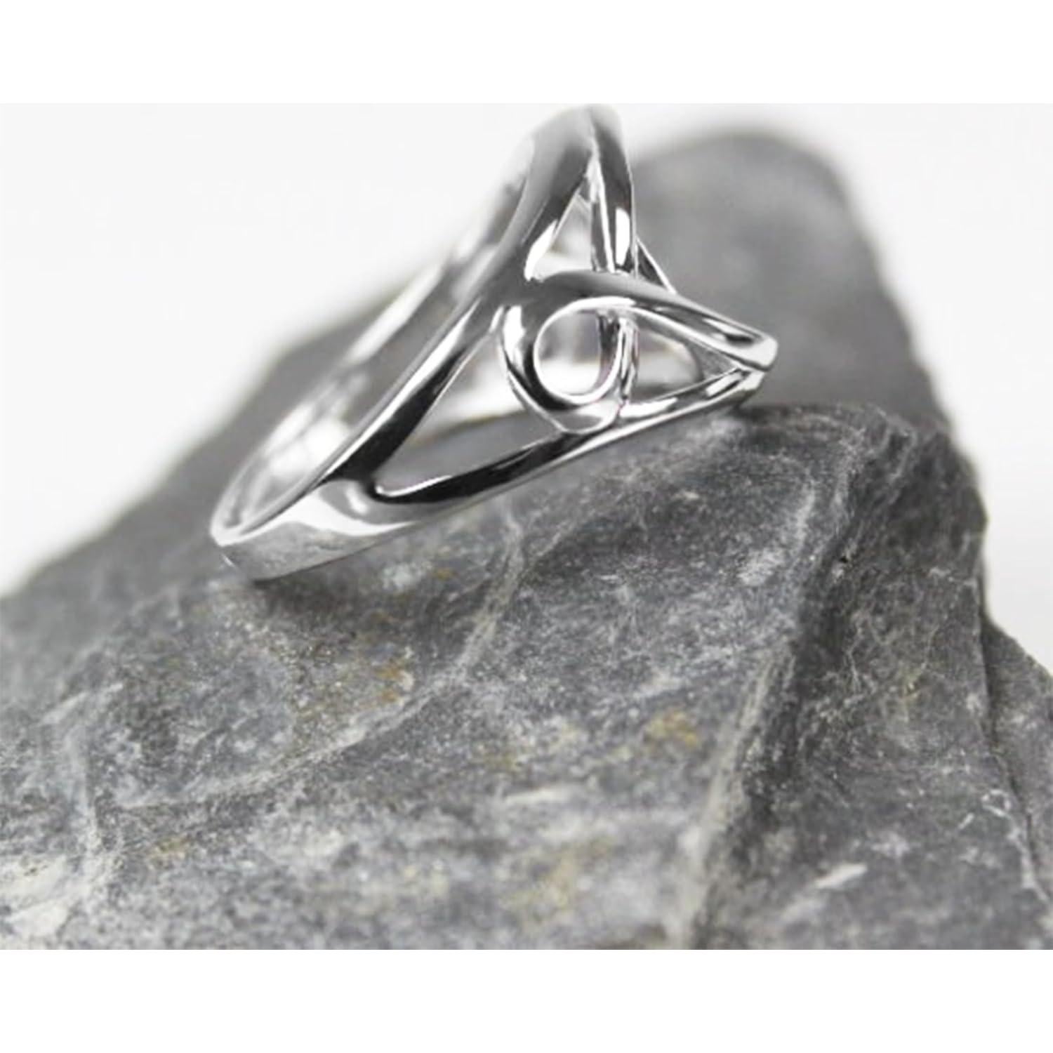 Anillo Celta 925 Jewelets 10 mm Chapado en Rodio