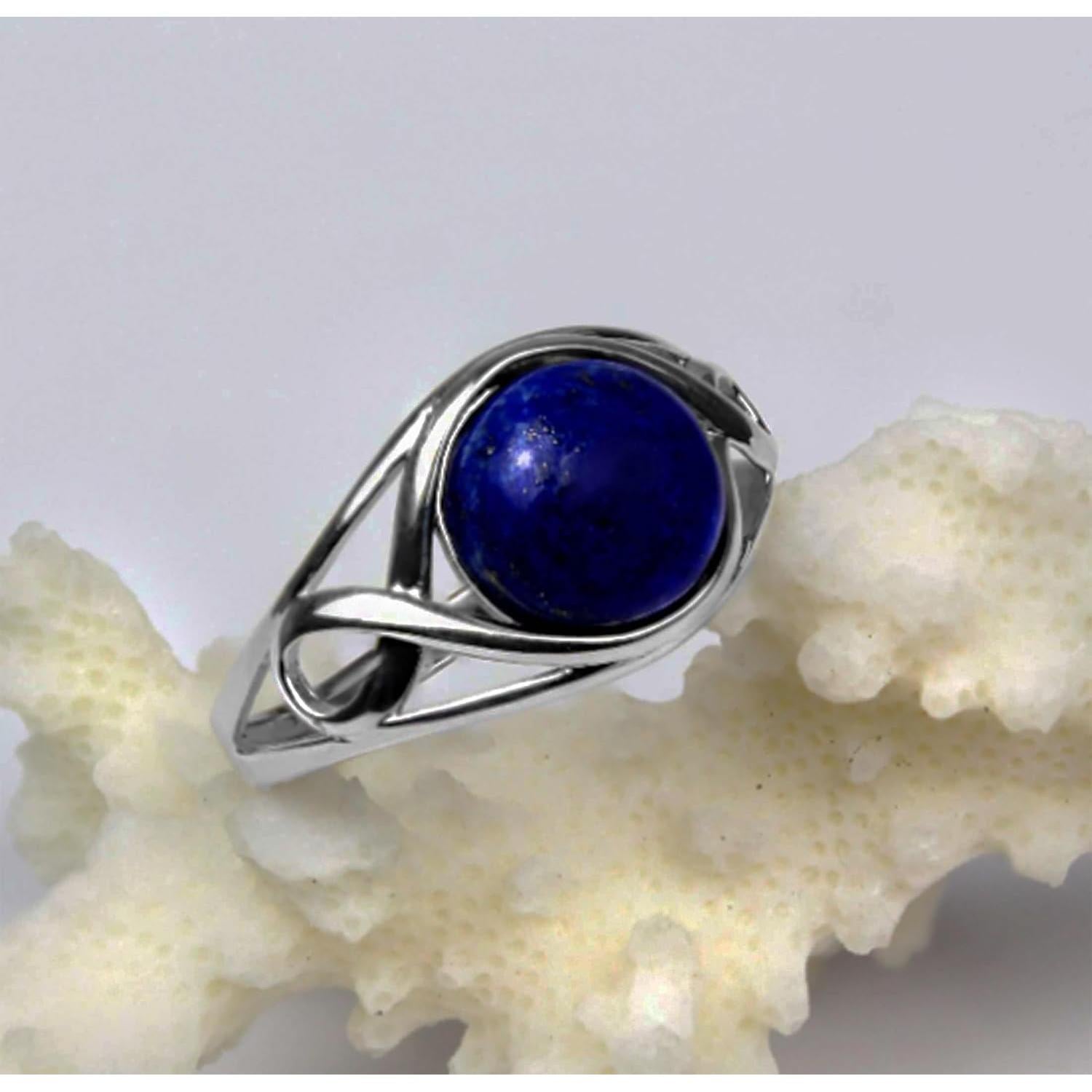 Anillo Celta 925 Jewelets 10 mm Chapado en Rodio