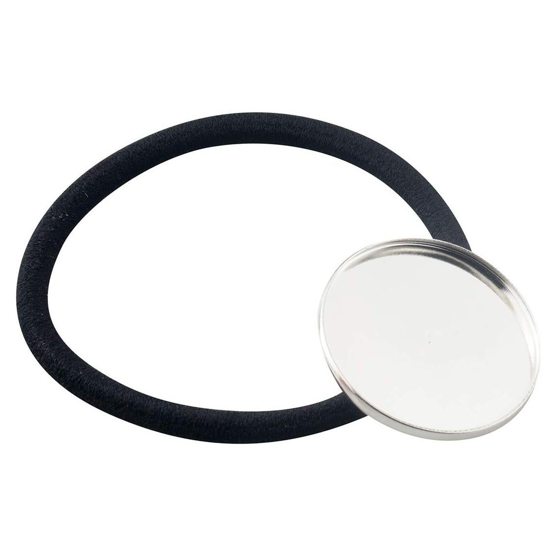 Banda para el cabello ALLinONE con marco de cabochón 25mm plata