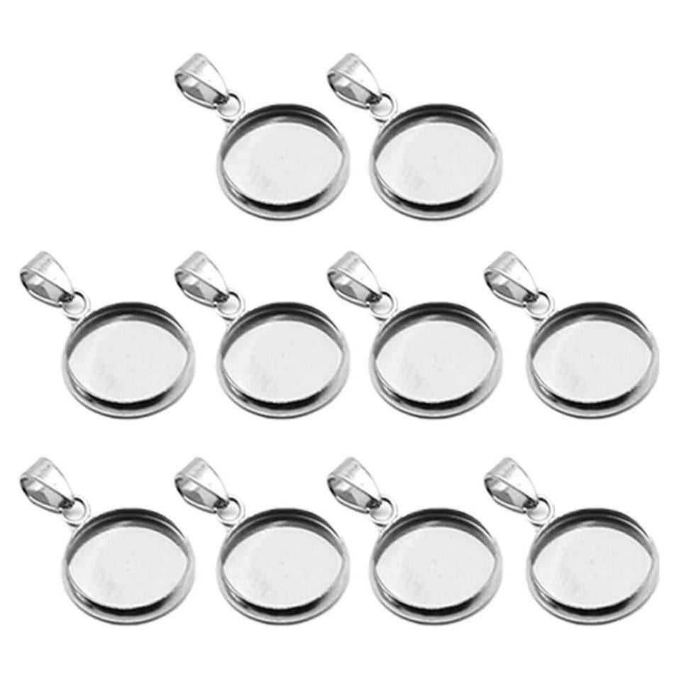 Kit 20 Bandejas Colgantes Acero Inoxidable EXCEART 14mm