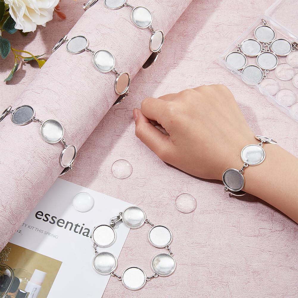 Kit de Fabricación de Pulseras DICOSMETIC 6 Piezas Platino