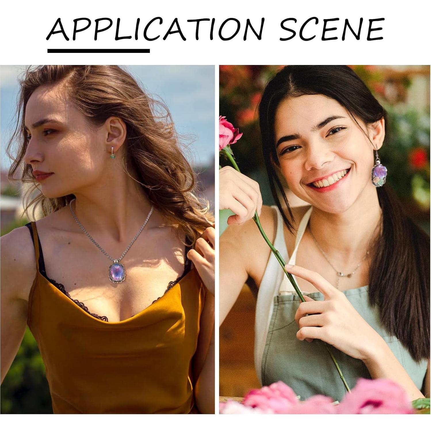 Configuraciones de Pendientes KISSITTY Plata Antigua 10Pcs 25x18mm