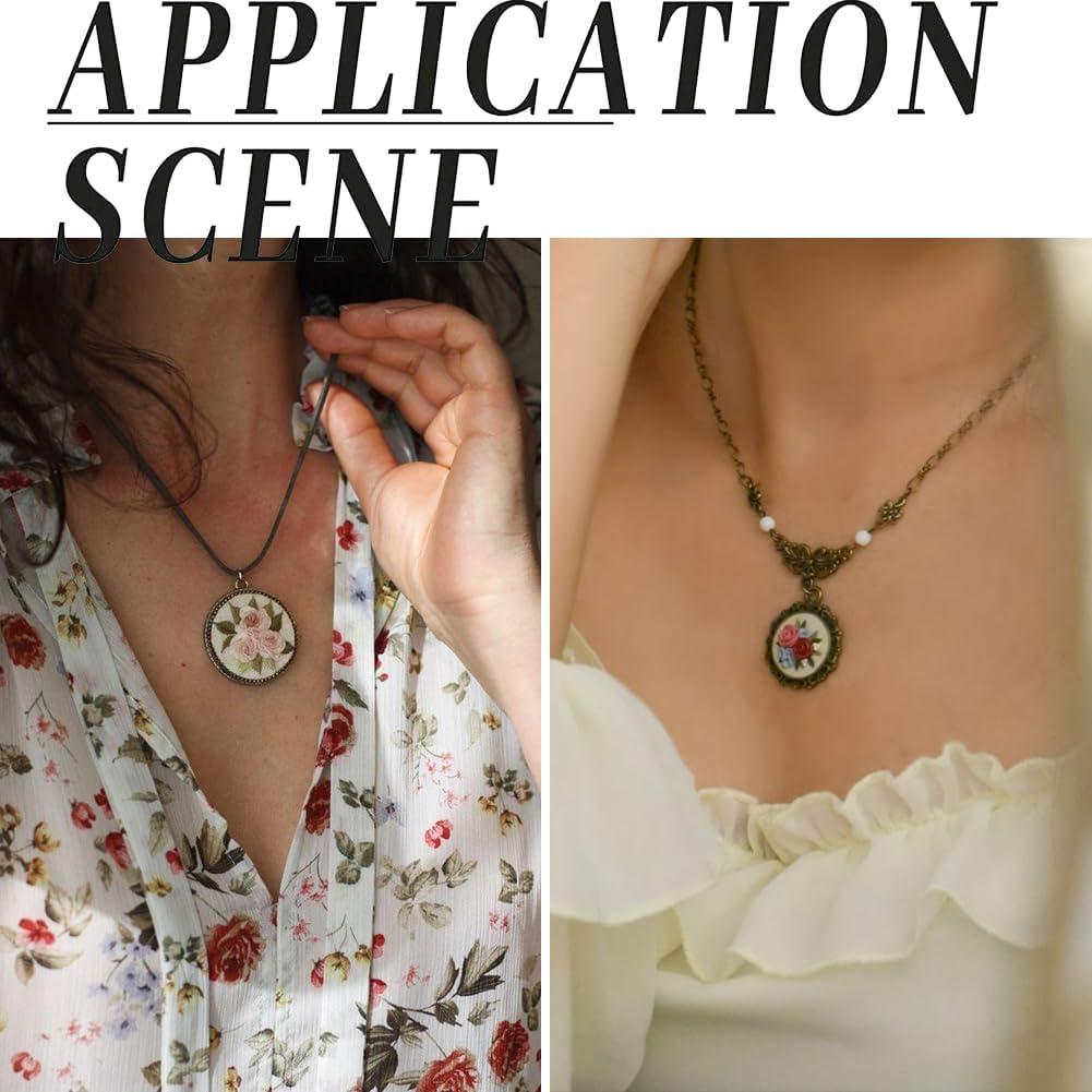 Bandejas de Colgante Redondas 20Pcs Bronce SUNNYCLUE 25mm