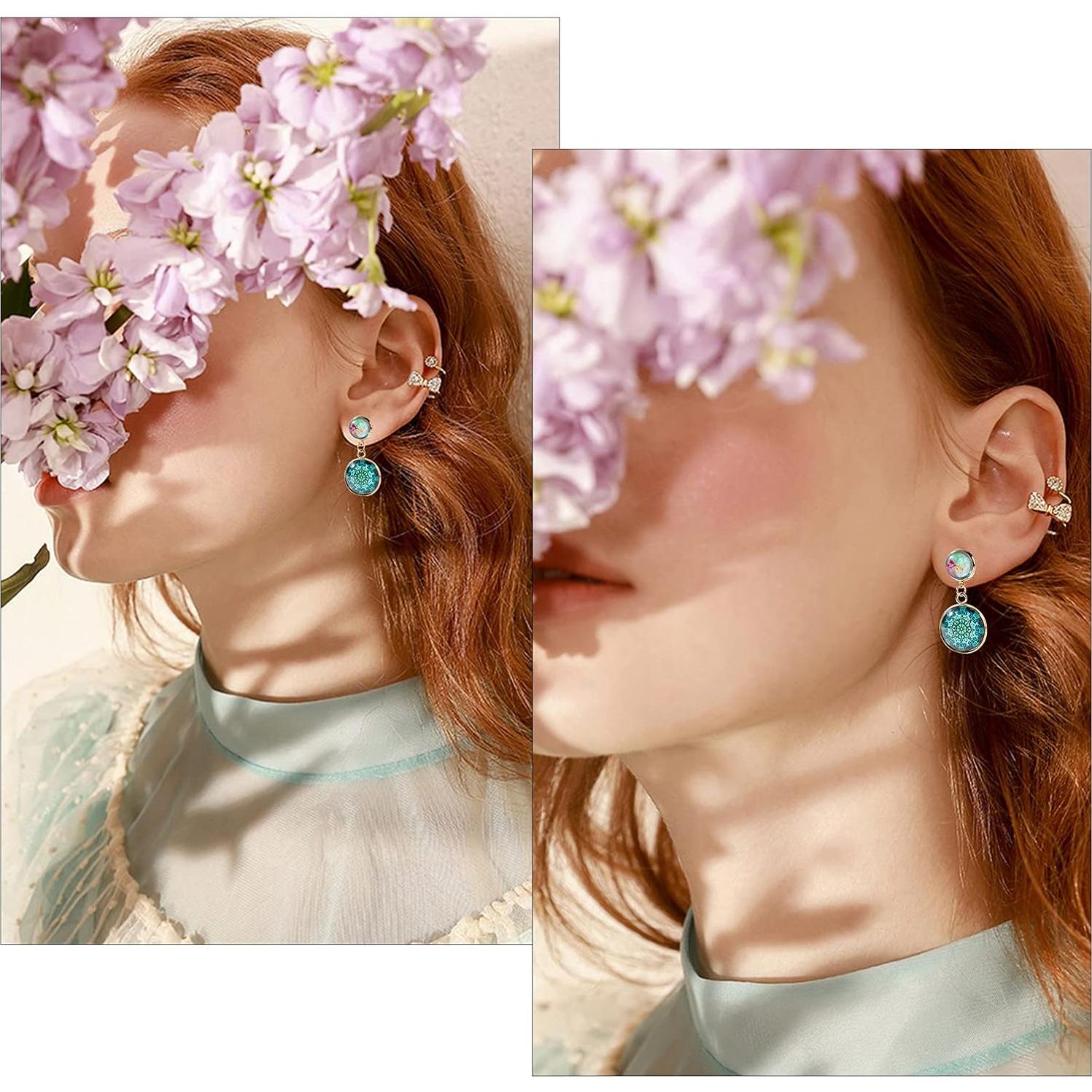 Bandeja Redonda para Pendientes UNICRAFTALE 10mm Acero Inoxidable