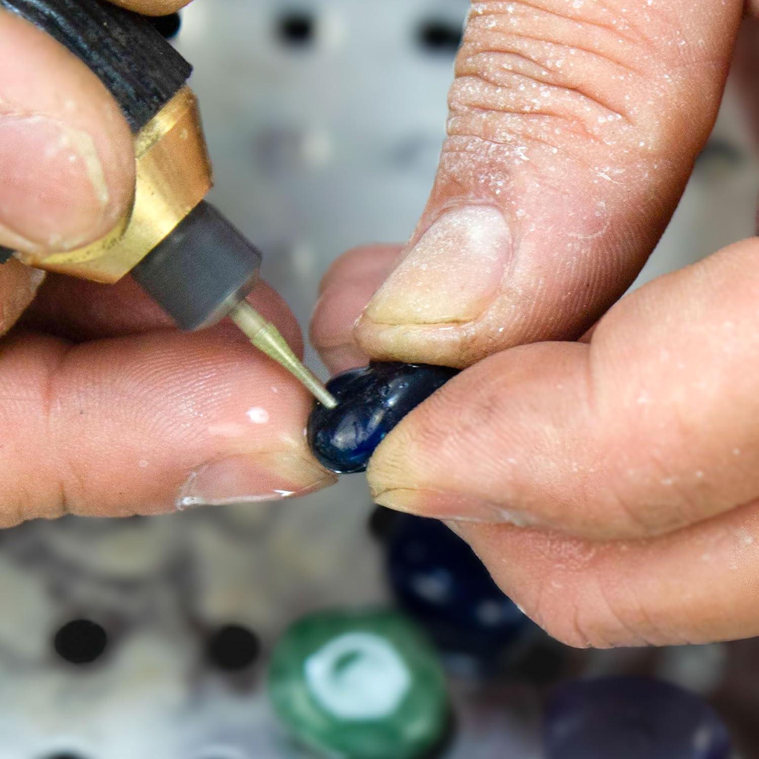 Kit de Brocas de Diamante JINGLING 1-2-3mm para Dremel 30Pcs