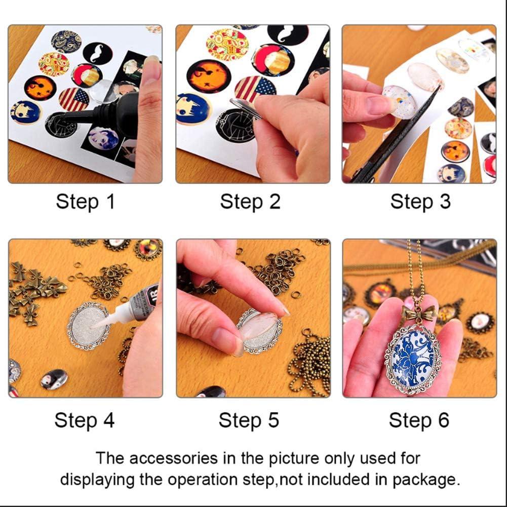 Kit 10 Broches Ovalados PH PandaHall Aleación 4x3cm DIY