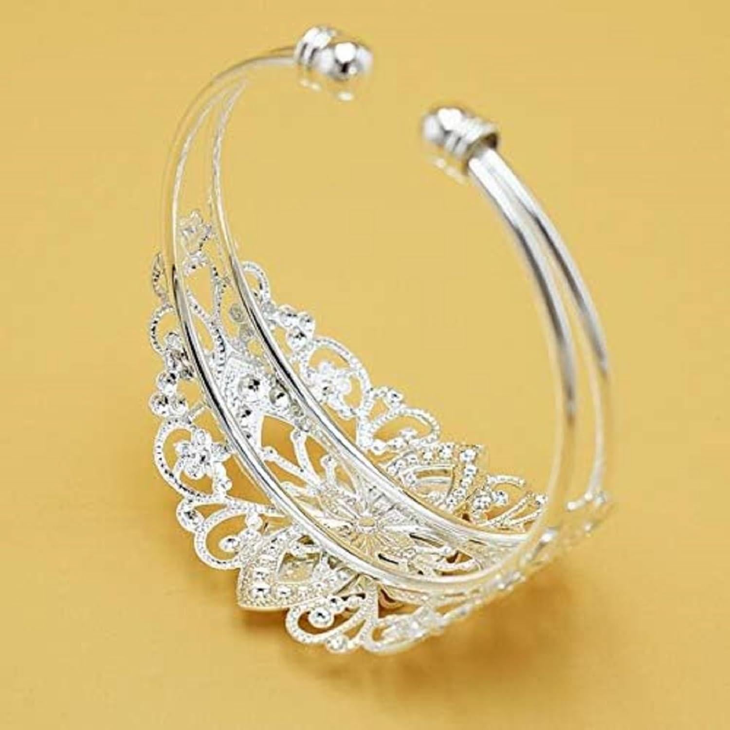 Bandeja de Filigrana Ovalada MIAO JIN 4 Pcs 25x18mm DIY