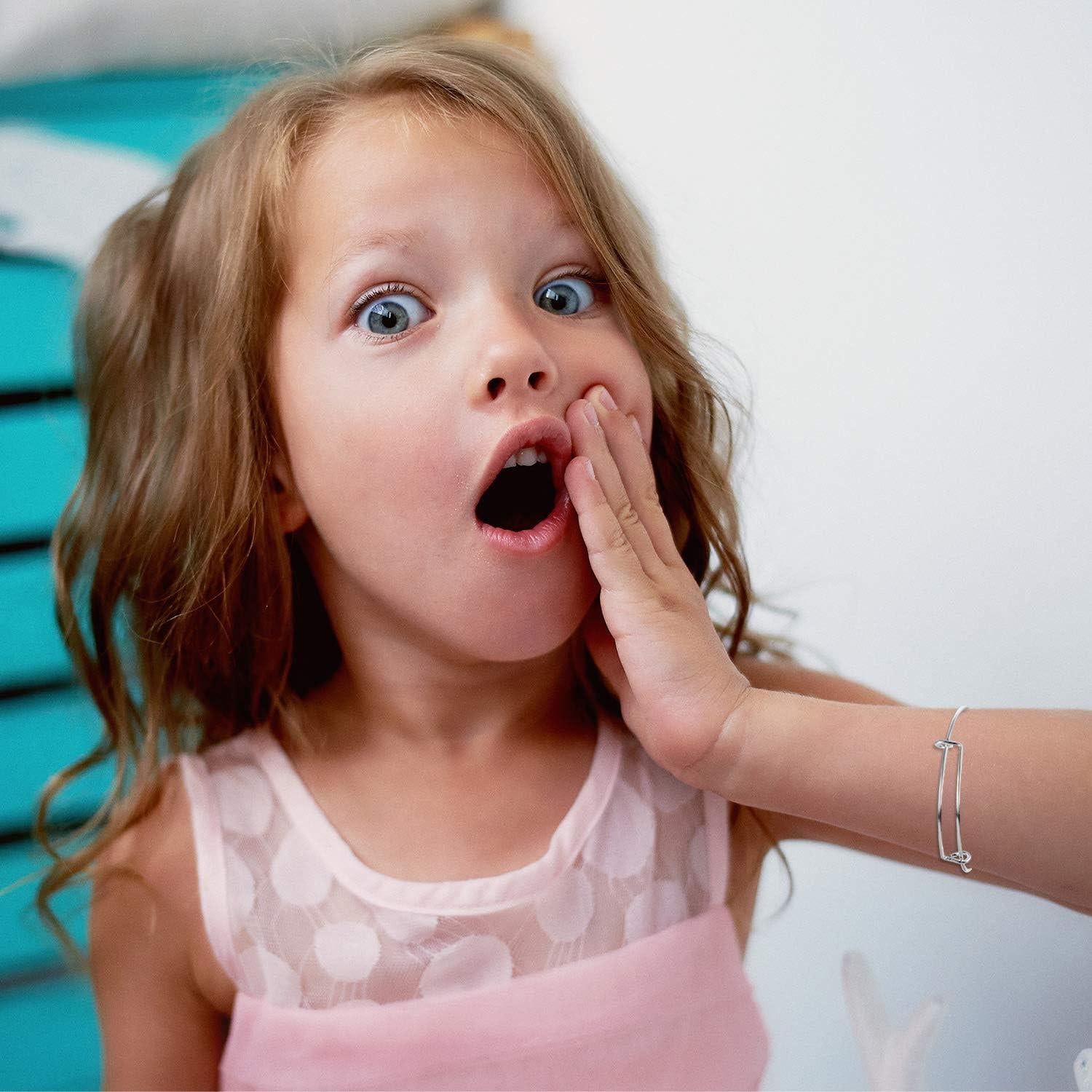 30 Pulseras Expandibles Ajustables Hicarer Plata DIY Joyería