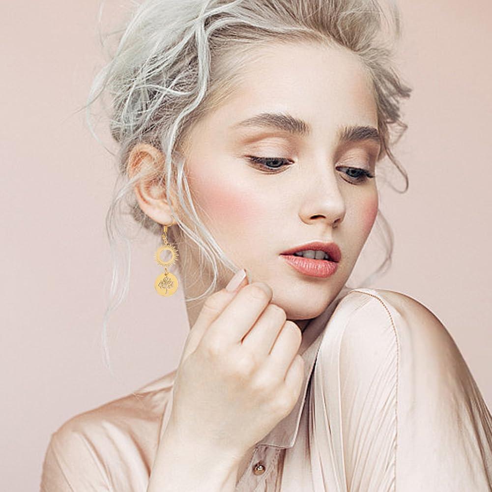 12 Piezas Encantos de Conector Solar Beinkmake para Joyería DIY