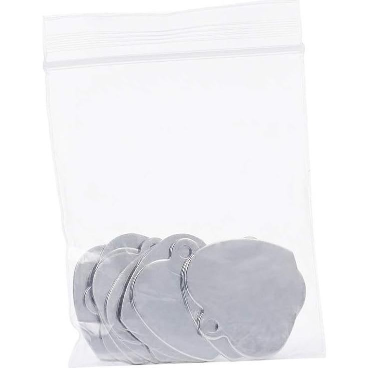 10 Colgantes de Corazón de Acero Inoxidable Cheriswelry 30x29mm