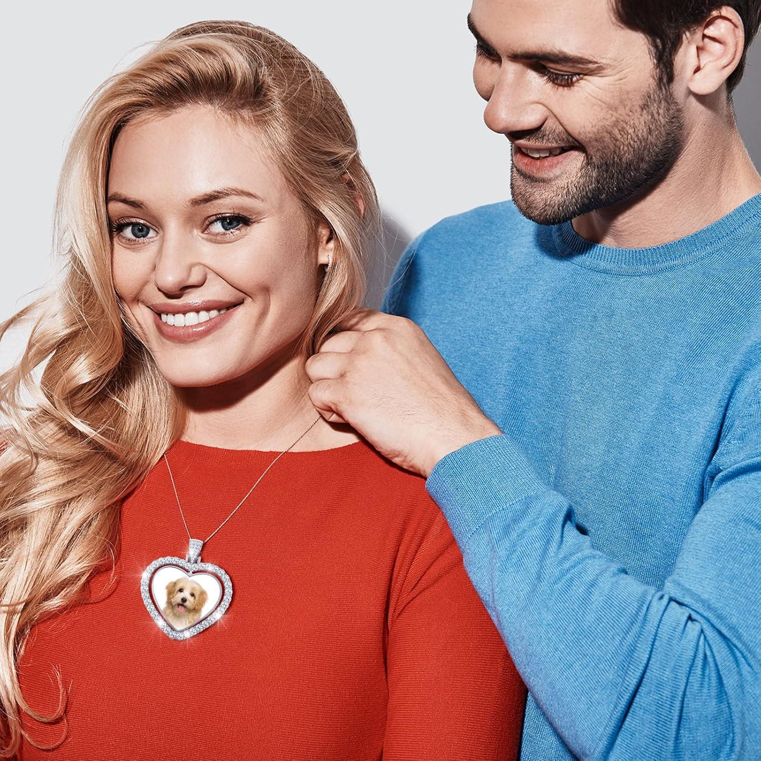 Juego de Colgantes de Rhinestone Hicarer 24 Pcs para Sublimación