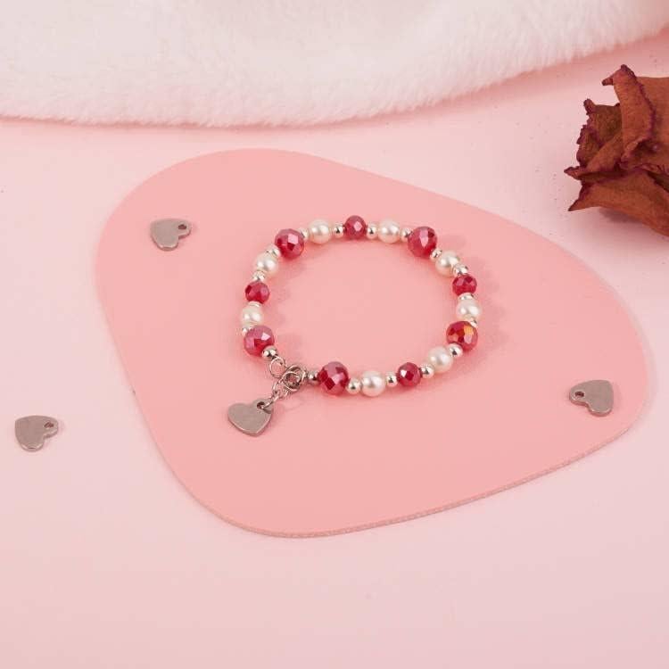 Colgantes Corazón Fashewelry 100 Pcs Acero Inoxidable 10x9mm