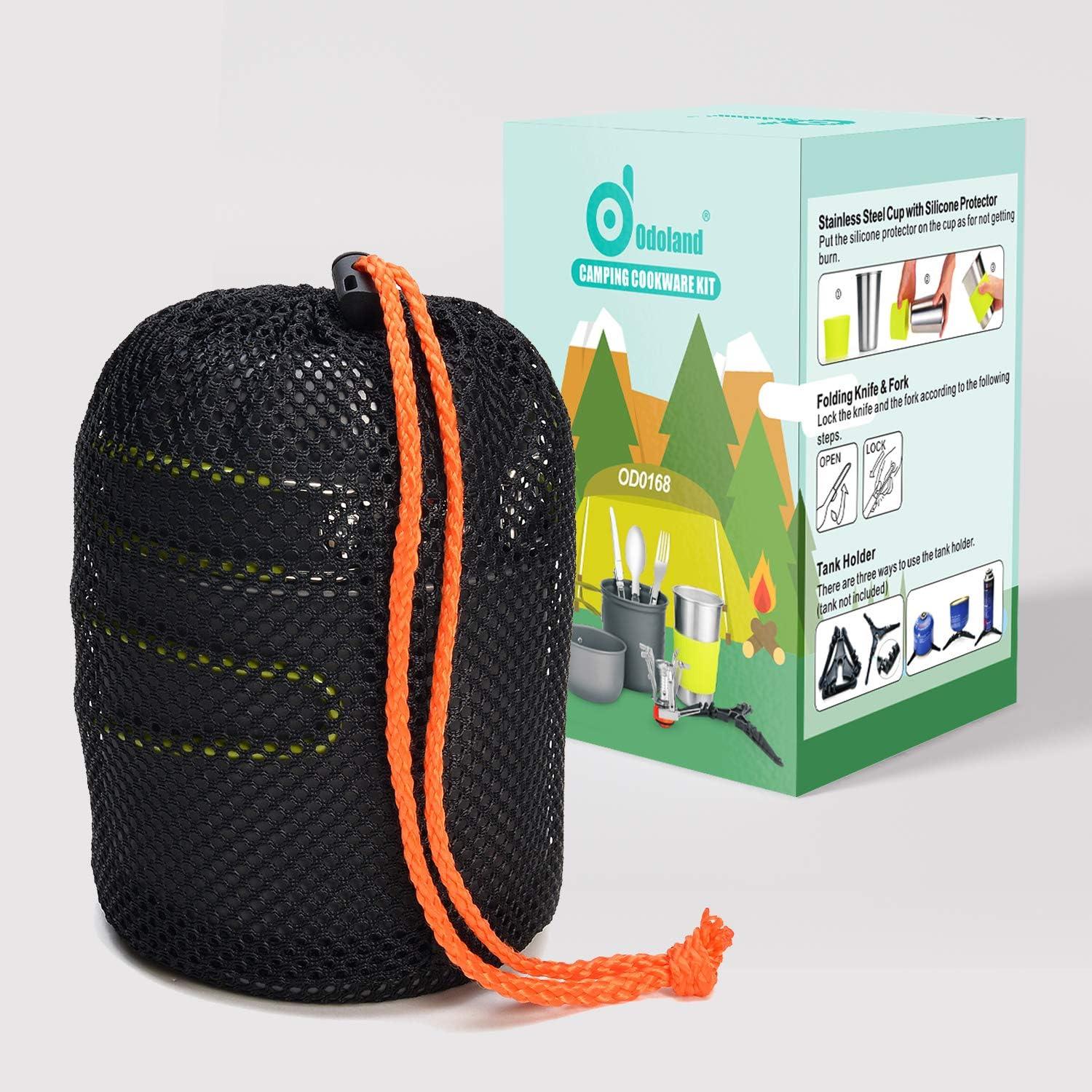 Kit de Utensilios de Cocina para Camping Odoland 10 Piezas