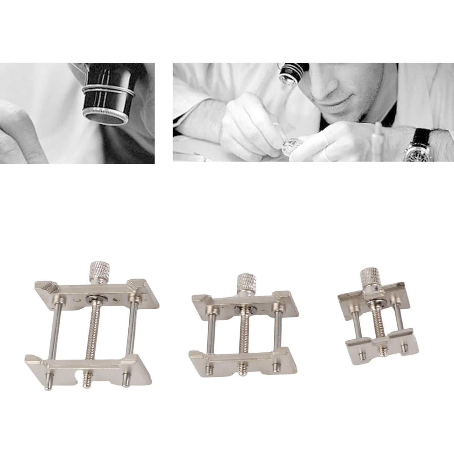 Juego de 3 Soportes de Movimiento de Reloj CYSFETENA Metal