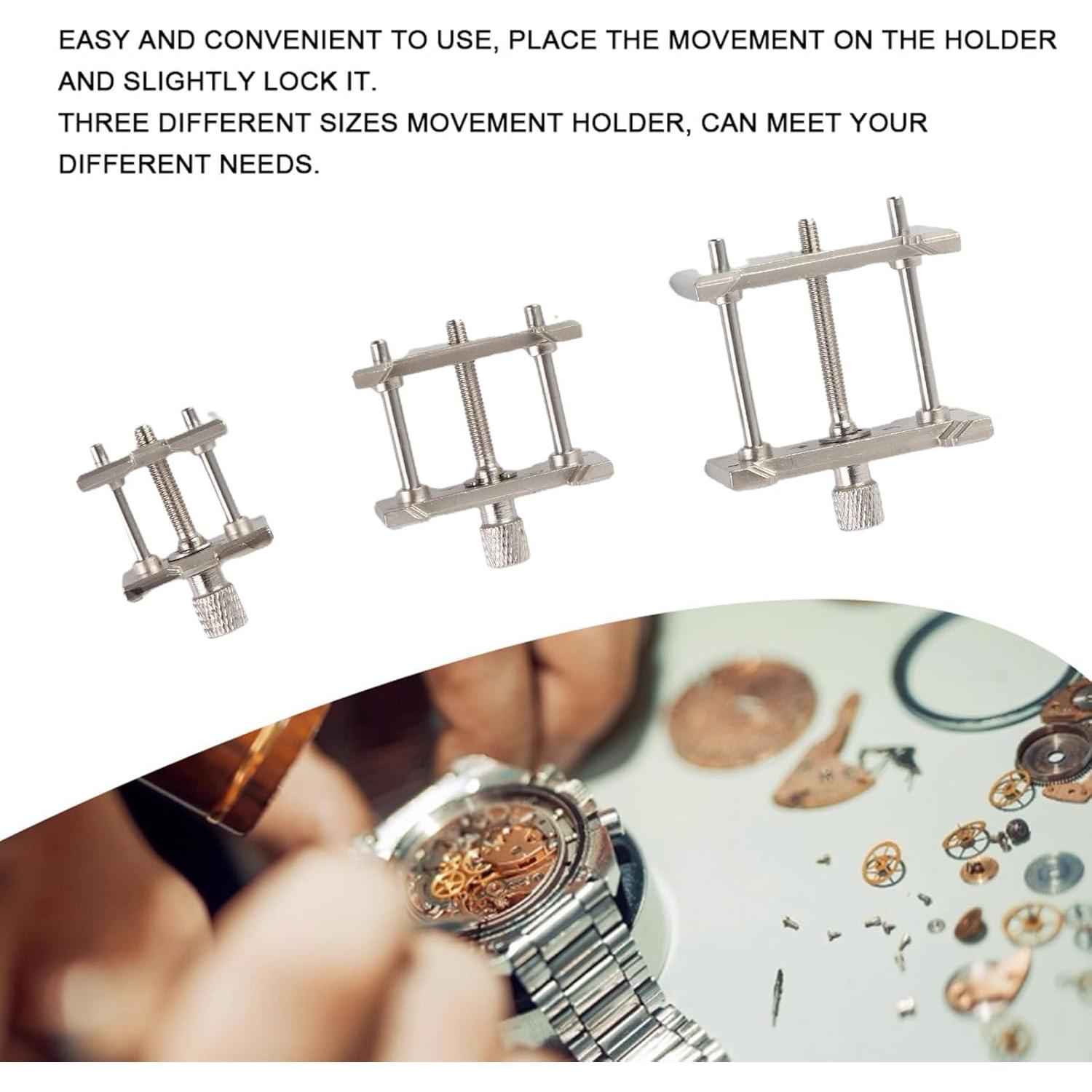 Juego de 3 Soportes de Movimiento de Reloj CYSFETENA Metal