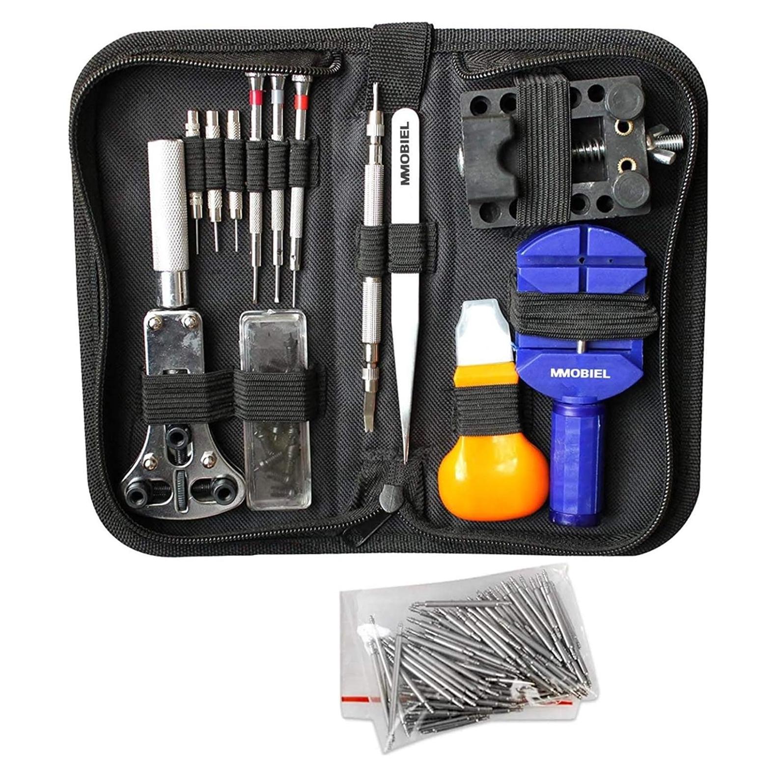 Kit de Herramientas de Reparación de Relojes MMOBIEL 144 Piezas