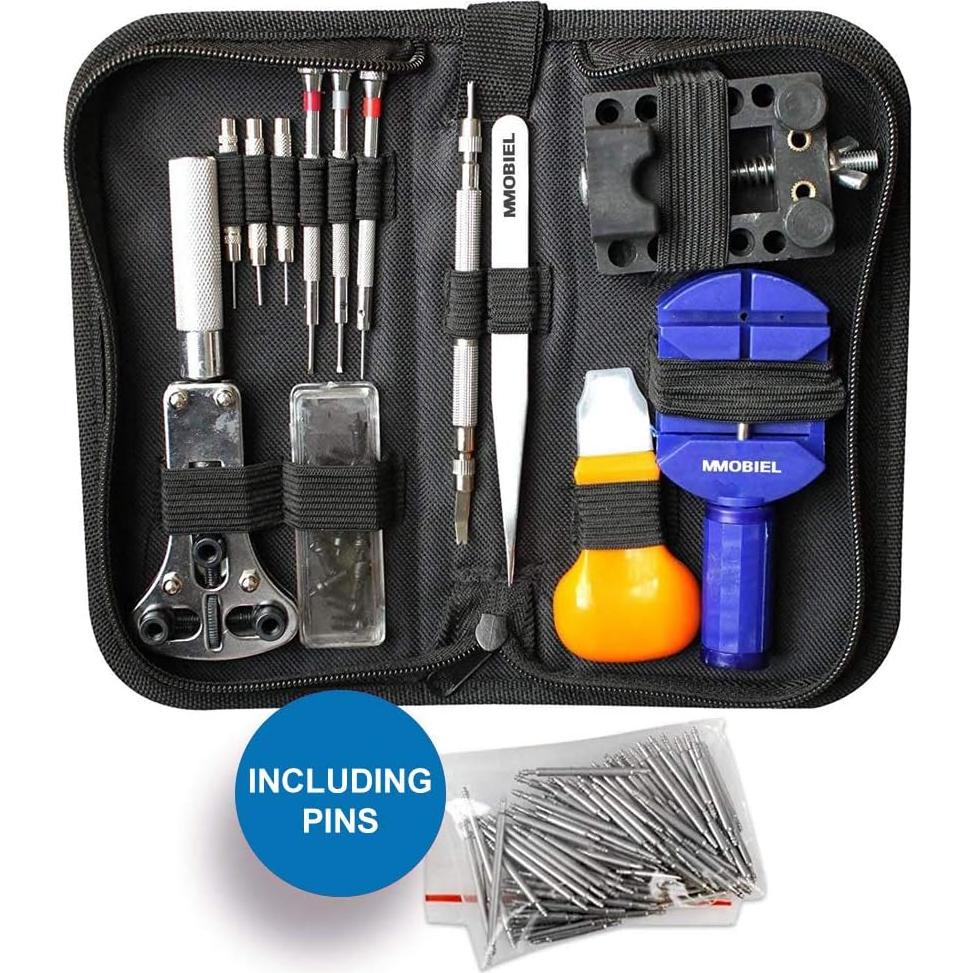 Kit de Herramientas de Reparación de Relojes MMOBIEL 144 Piezas