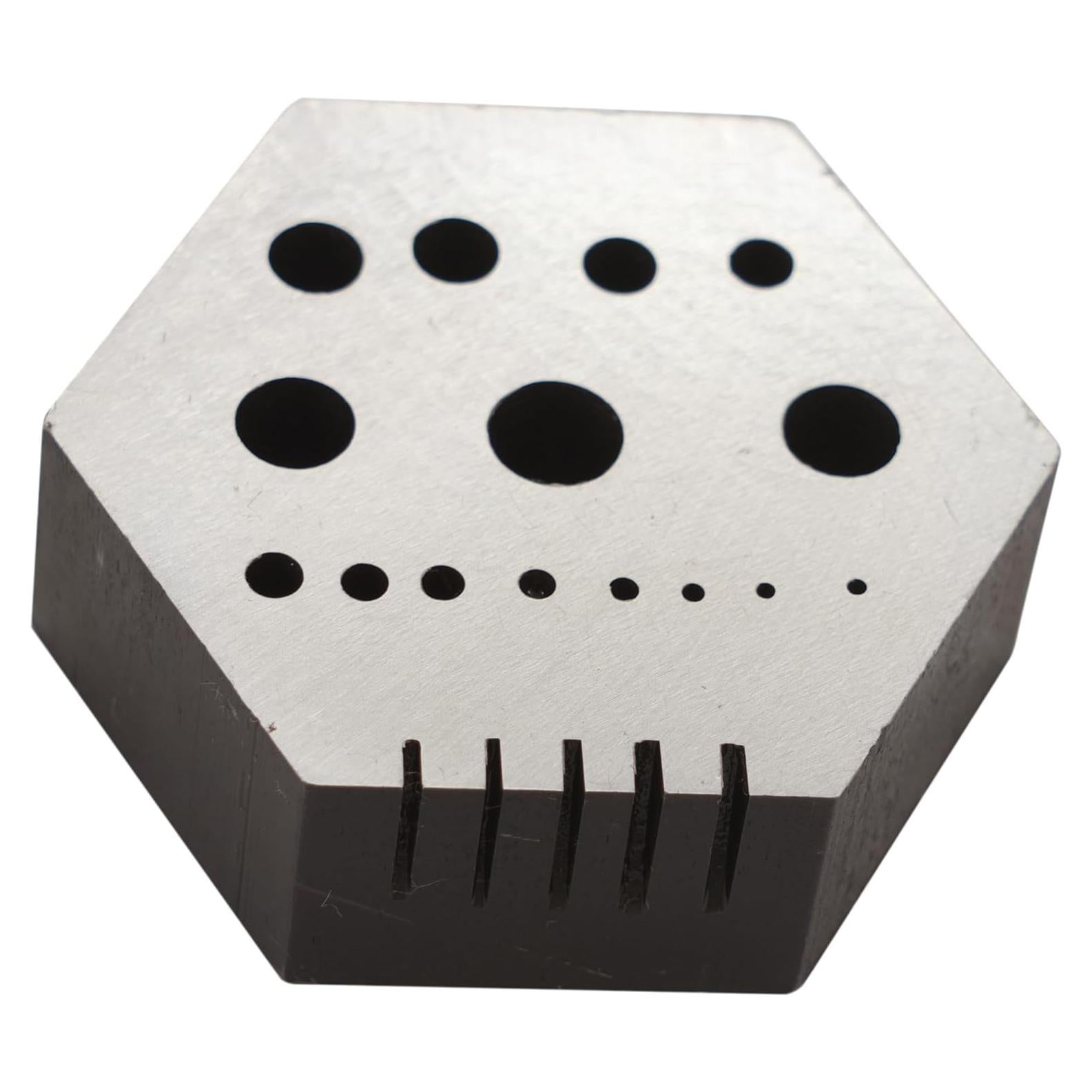 Yunque de Acero Hexagonal TAURISH 17mm para Joyería y Relojería