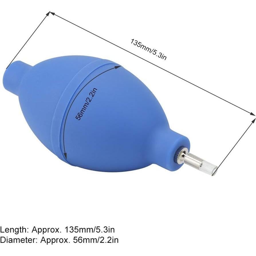 Herramienta de limpieza de reloj Jowxsx con bomba de aire azul