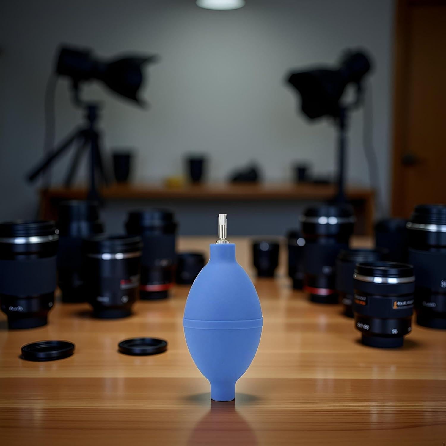 Herramienta de limpieza de reloj Jowxsx con bomba de aire azul