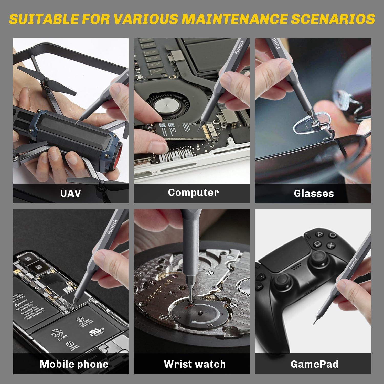 Juego de Destornilladores de Precisión 26 en 1 Funtick