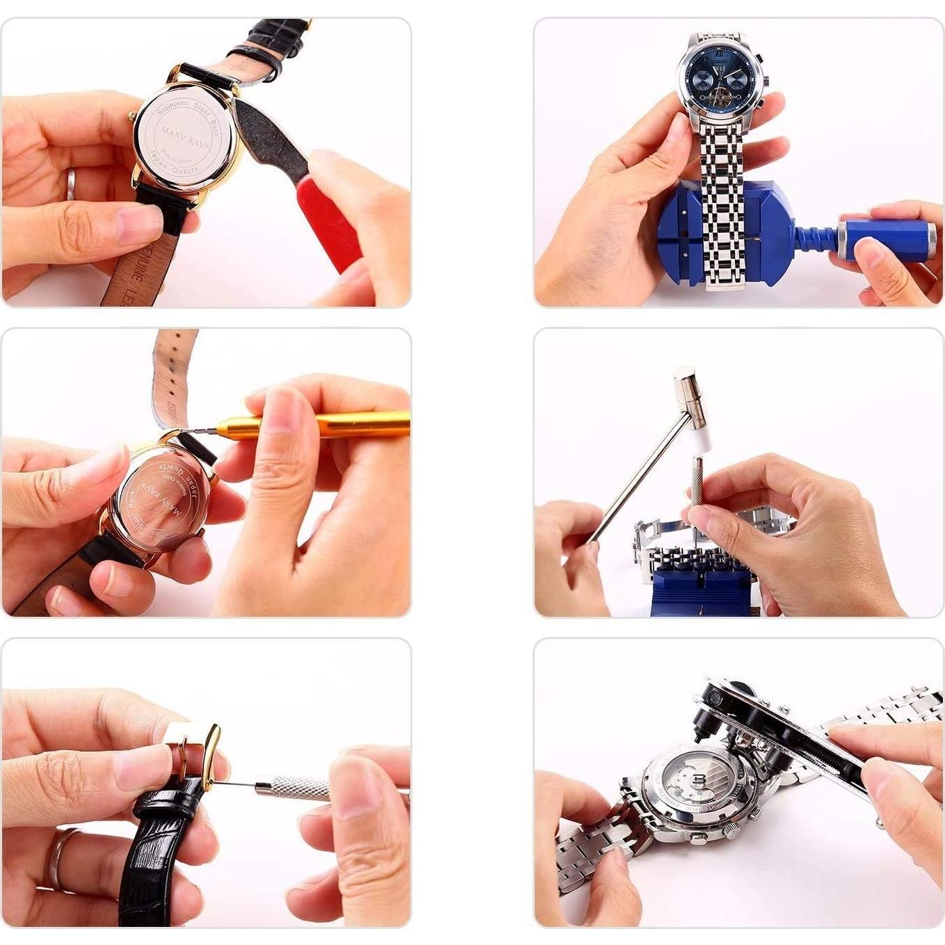 Juego de Herramientas para Relojes Felji 13 Piezas con Estuche