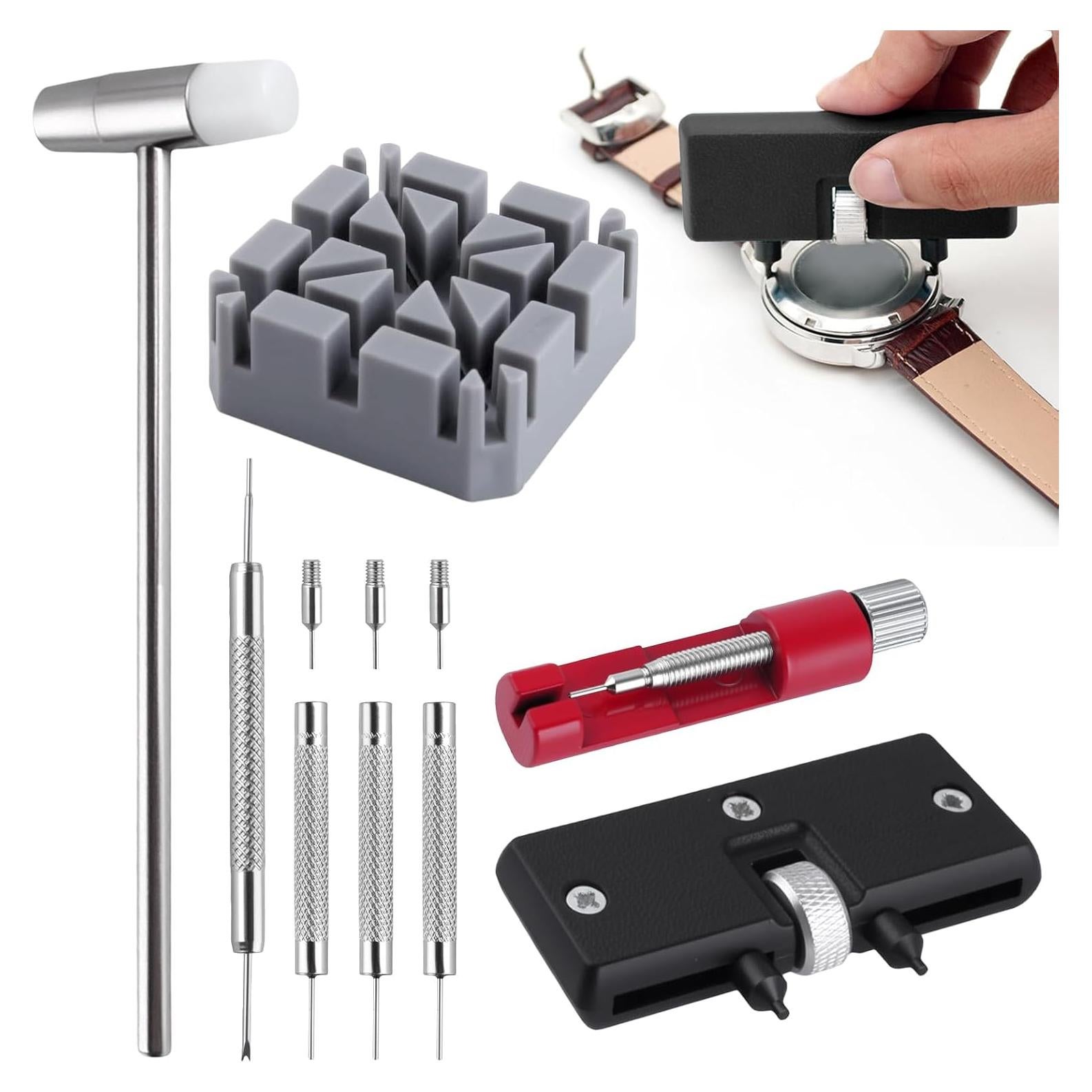 Kit de Herramientas para Reparación de Reloj LEONTOOL 11 Pcs