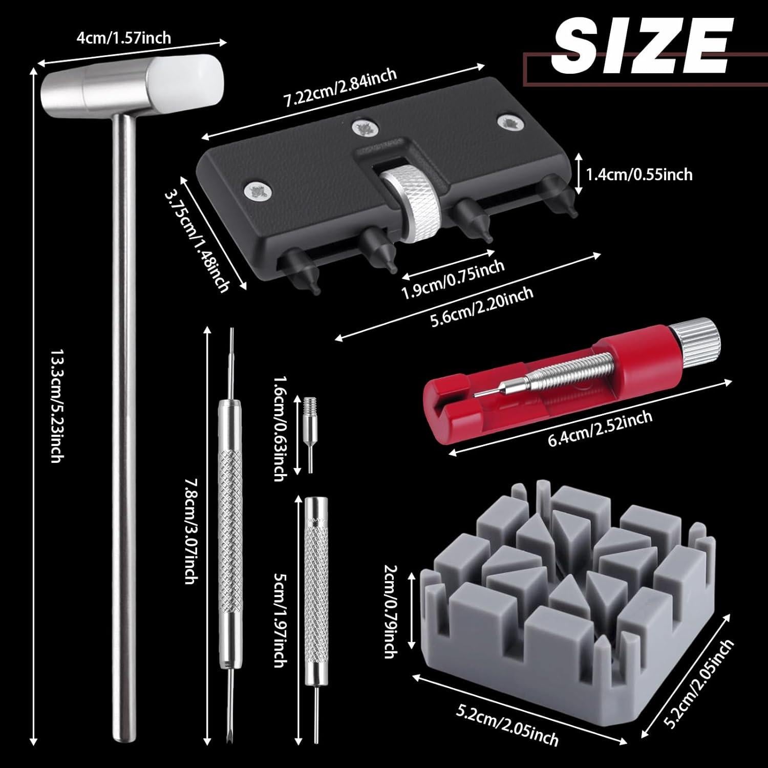 Kit de Herramientas para Reparación de Reloj LEONTOOL 11 Pcs