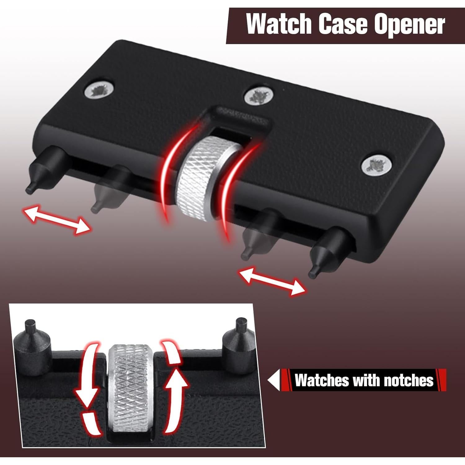 Kit de Herramientas para Reparación de Reloj LEONTOOL 11 Pcs
