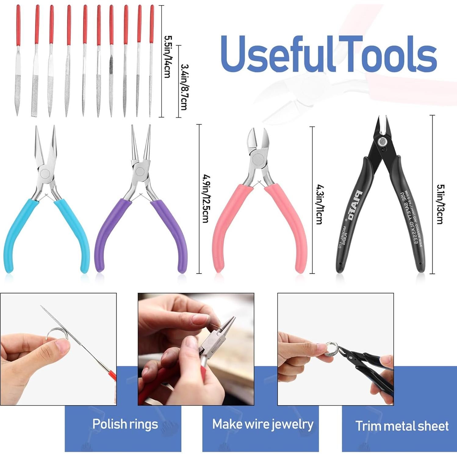Juego de Herramientas de Joyería Chumia 144 Piezas Multifuncional
