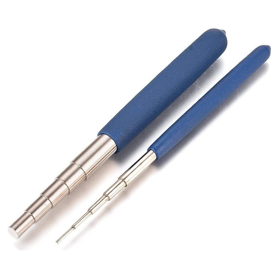 Mandril Redondo de Alambre Teensery 2 Pcs 10 Tamaños 1.5-10mm