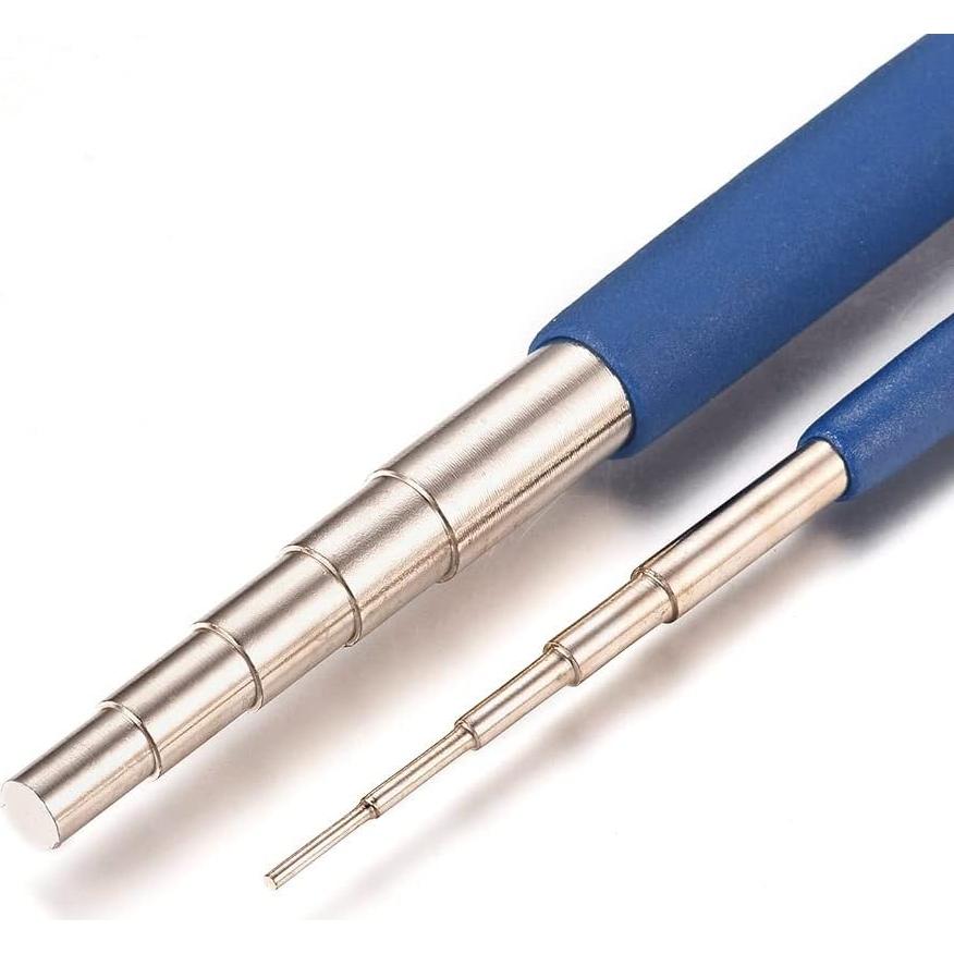 Mandril Redondo de Alambre Teensery 2 Pcs 10 Tamaños 1.5-10mm