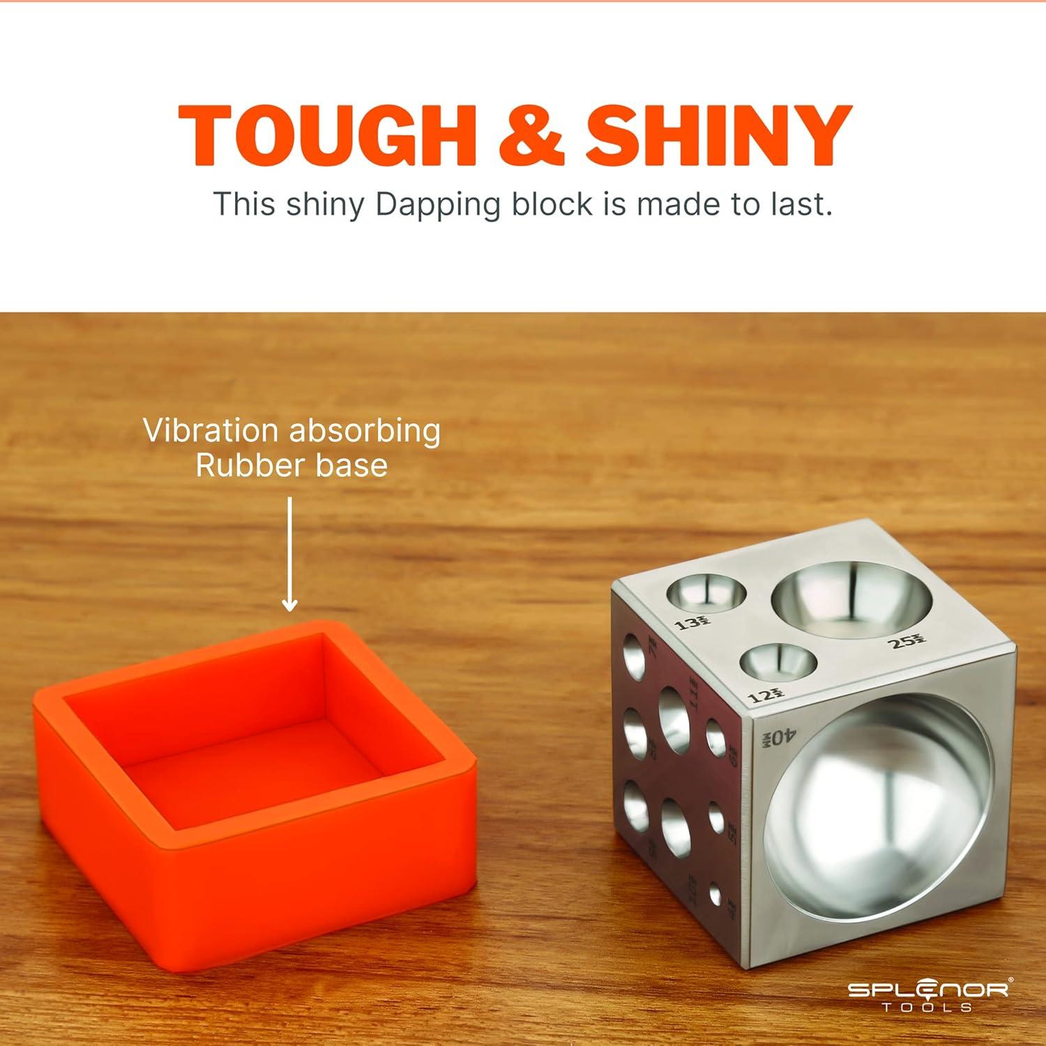 Bloque de Dapping Splenor Tools 5.08 cm - Herramienta de Joyería
