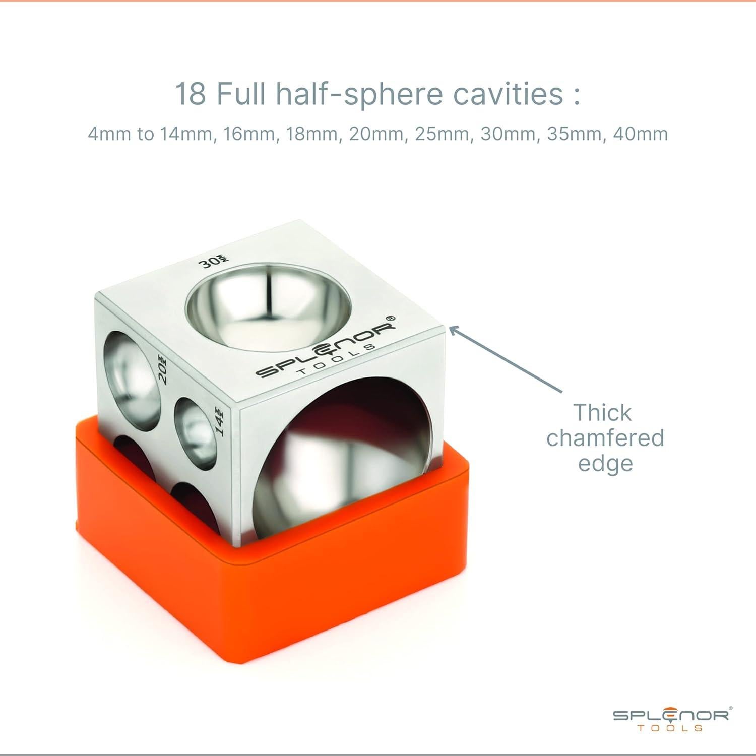 Bloque de Dapping Splenor Tools 5.08 cm - Herramienta de Joyería