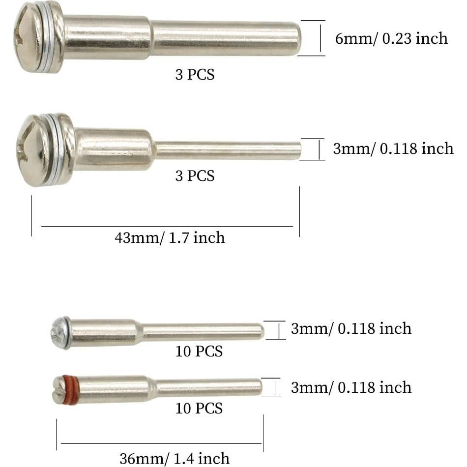 Juego de 26 Piezas de Rueda de Corte Hamineler con Mandriles