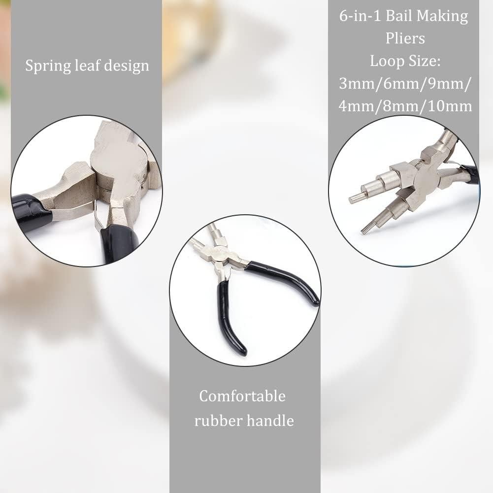 Alicates 6-en-1 PH PandaHall para Hacer Joyería y Anillas