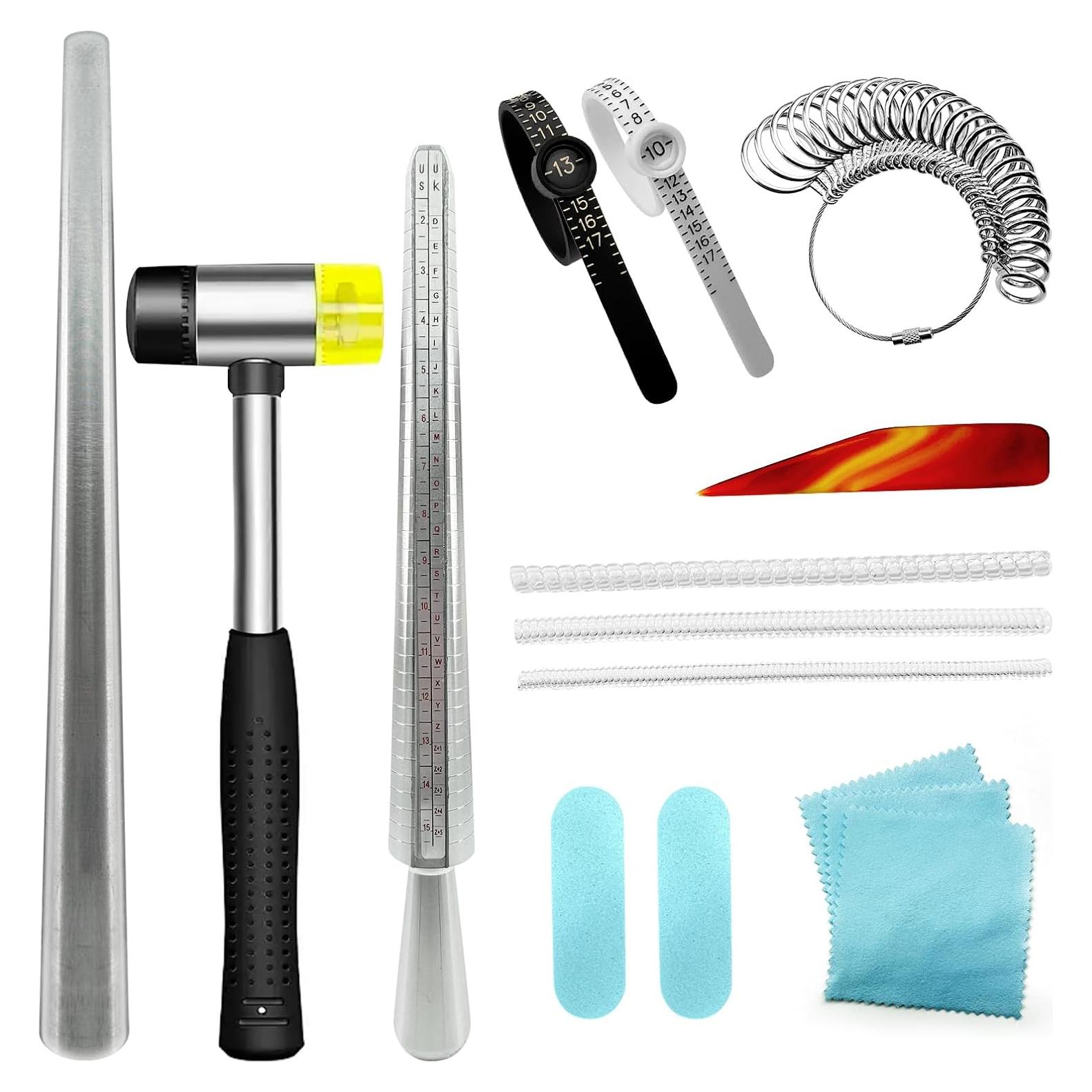 Kit de Medición de Tamaño de Anillo BDYAQ - 27 Piezas