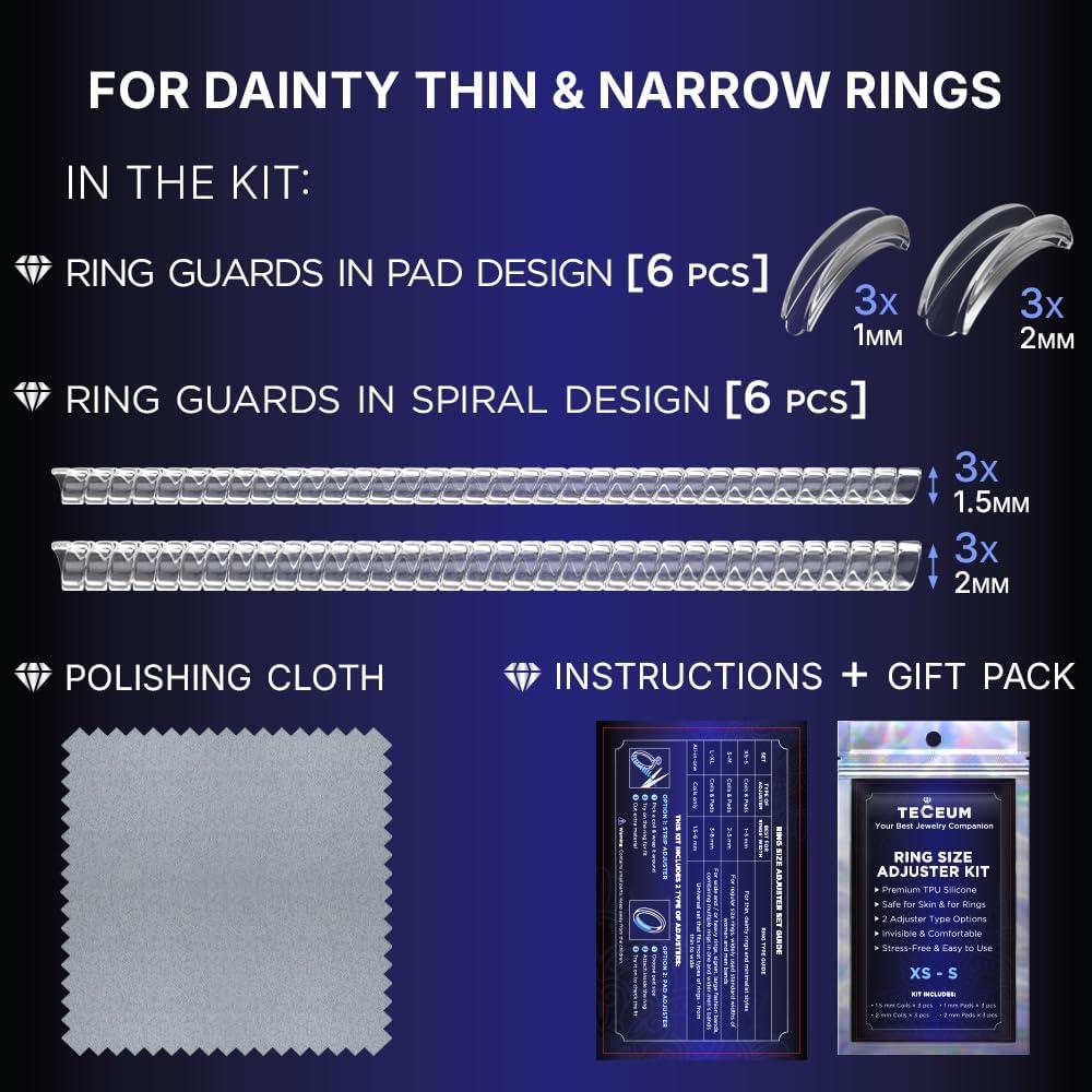 Ajustador de Anillo TECEUM Kit XS-S para Bandas de 1-3 mm