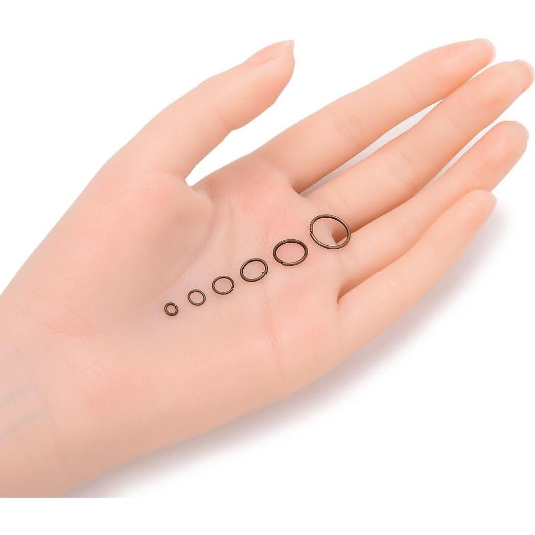 100 Anillos de Salto Abiertos Adabele 10mm Bronce Antiguo