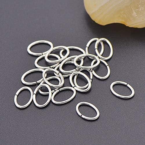 Anillas de Salto de Acero Inoxidable CHGCRAFT 500pcs 6.5x9.6mm