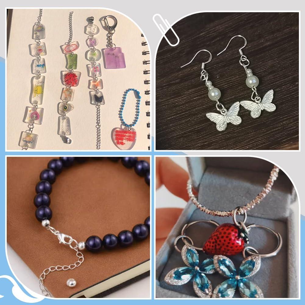 70 Anillos de Salto Abiertos Plata Esterlina 925 PH PandaHall