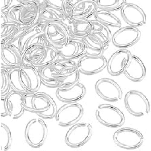 70 Anillos de Salto Abiertos Plata Esterlina 925 PH PandaHall