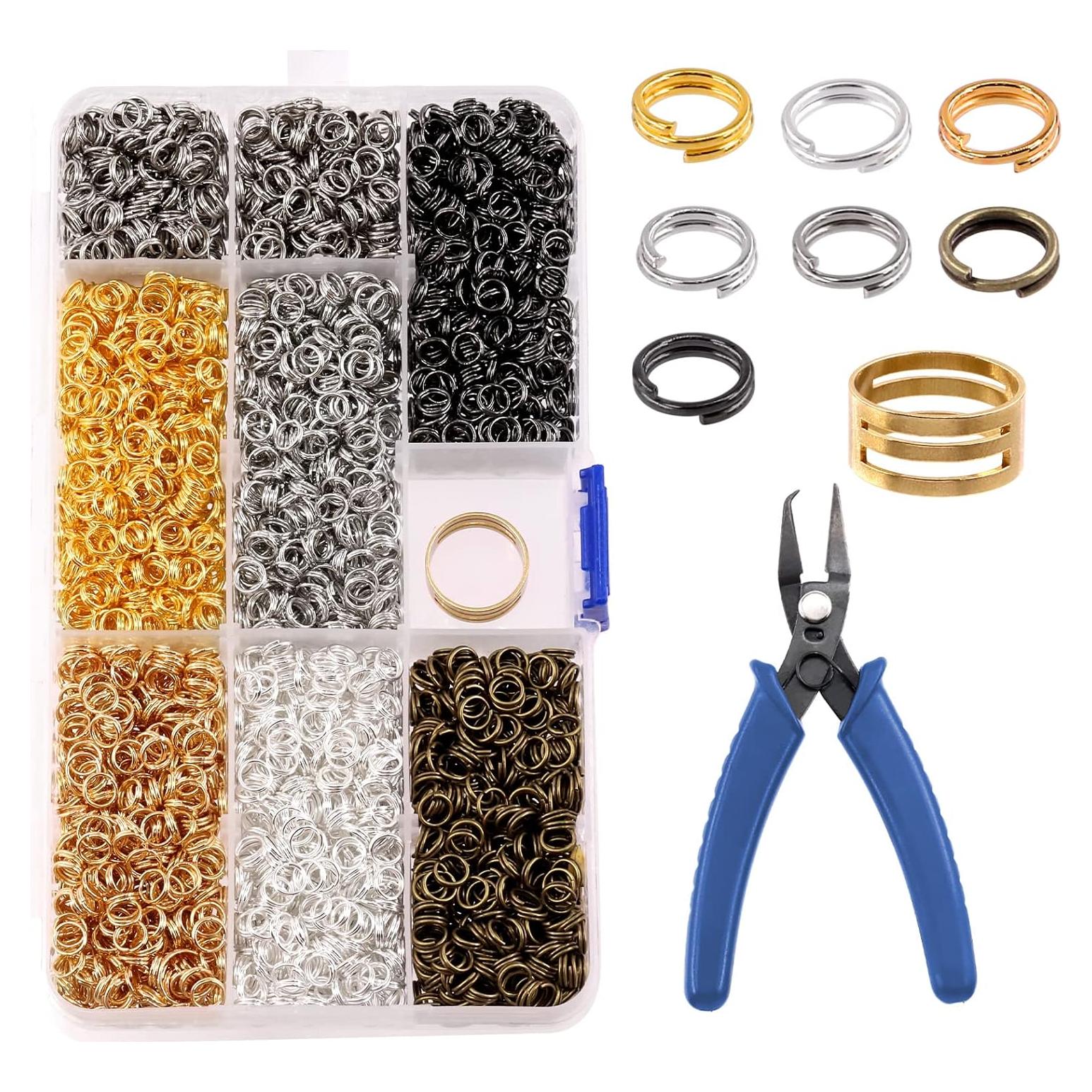 Conjunto de 3500 Anillos de Salto Tanstic 7 Colores 6.35 mm