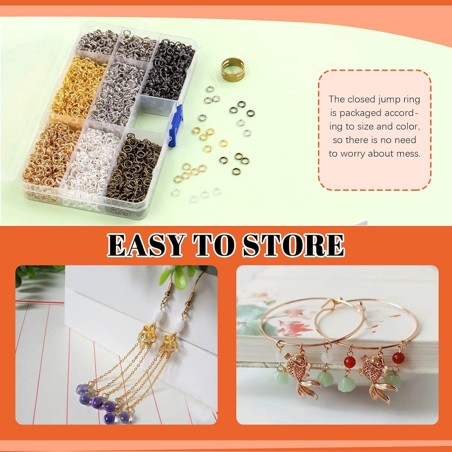 Conjunto de 3500 Anillos de Salto Tanstic 7 Colores 6.35 mm